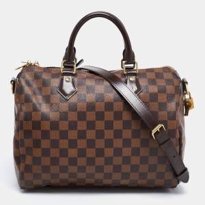 مملوكة مسبقًا Louis Vuitton Damier Ebene Canvas Speedy Bandouliere 30 Bag