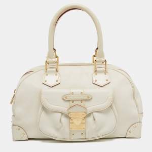 Pre Owned Louis Vuitton Ivory Suhali Leather Limited Edition Le Superbe Bag