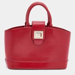 Pre Owned Louis Vuitton Carmine Epi Leather Mirabeau PM Bag