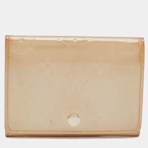 Louis Vuitton Perle Monogram Vernis Flap Card Case