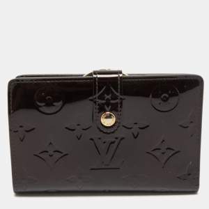 Louis Vuitton Amarante Monogram Vernis Leather French Purse Wallet