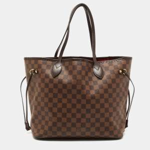 Louis Vuitton Damier Ebene Canvas Neverfull MM Bag