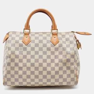 Louis Vuitton Damier Azur Canvas Speedy 30 Bag