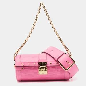 Louis Vuitton Rose Epi Leather Papillon Trunk Bag