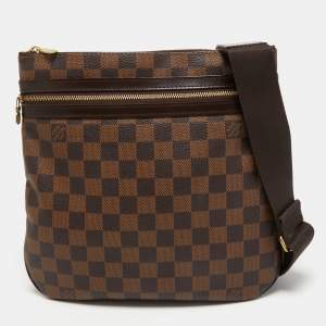 Pre Owned Louis Vuitton Damier Ebene Canvas Pochette Bosphore Messenger Bag