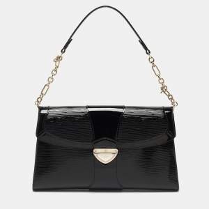 Pre Owned Louis Vuitton Black Electric Epi Leather Lena Bag