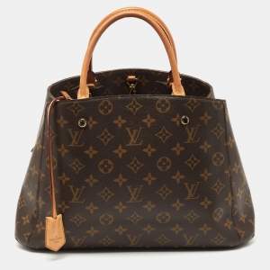 Pre Owned Louis Vuitton Monogram Canvas Montaigne MM Bag