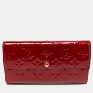 Louis Vuitton Pomme D’amour Monogram Vernis Leather Sarah Wallet
