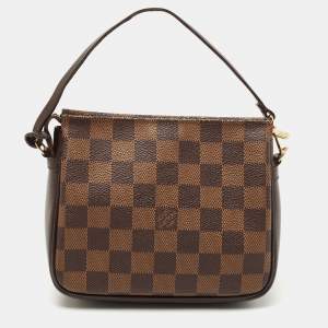 Pre Owned Louis Vuitton Damier Ebene Canvas Trousse Pochette