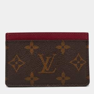 Louis Vuitton Fuchsia Monogram Canvas Card Holder