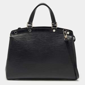 Pre Owned Louis Vuitton Black Epi Leather Brea GM Bag