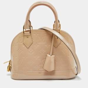 Louis Vuitton Rose Florentin Monogram Vernis Alma BB Bag