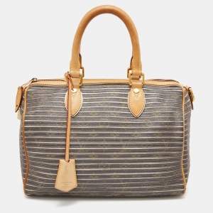 Louis Vuitton Argent Monogram Canvas and Leather Limited Edition Eden Speedy 30 Bag