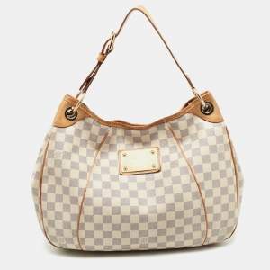 Pre Owned Louis Vuitton Damier Azur Canvas Galliera PM Bag
