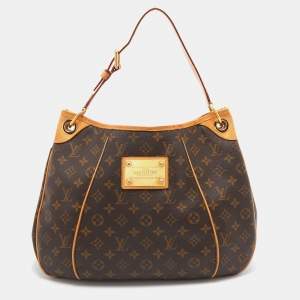 Pre Owned Louis Vuitton Monogram Canvas and Leather Galliera PM Bag
