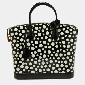 Louis Vuitton x Yayoi Kusama Vernis Infinity Dots Lockit MM Bag