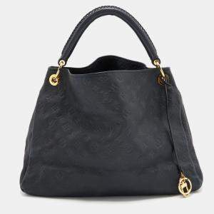 Pre Owned Louis Vuitton Bleu Infini Monogram Empreinte Leather Artsy MM Bag