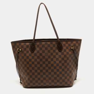 Louis Vuitton Damier Ebene Canvas Neverfull MM Bag