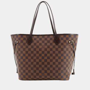 Louis Vuitton Brown Damier Ebene Canvas Neverfull MM Tote Bag