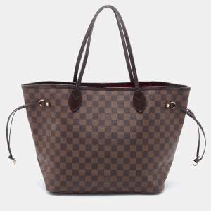 Louis Vuitton Damier Ebene Canvas Neverfull MM Bag