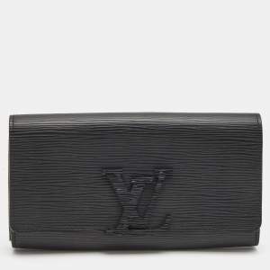 Louis Vuitton Black Epi Leather Louise Wallet