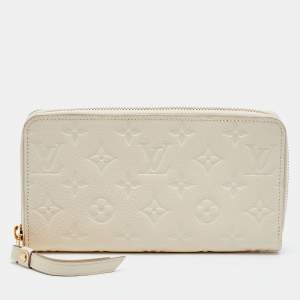 Louis Vuitton Neige Monogram Empreinte Leather Secret Long Wallet