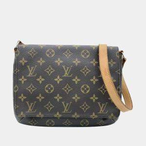 Louis Vuitton Brown Canvas Monogram Musette Tango Short Strap Bag
