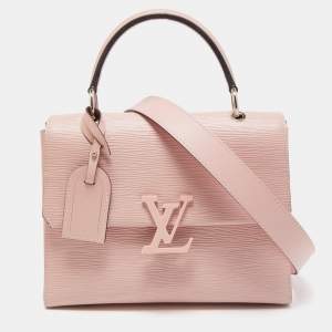 Pre Owned Louis Vuitton Rose Ballerine Epi Leather Grenelle PM Bag