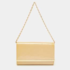 Pre Owned Louis Vuitton Dune Monogram Vernis Ana Clutch Bag