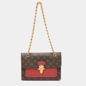 Pre Owned Louis Vuitton Cherry Monogram Canvas Victoire Bag