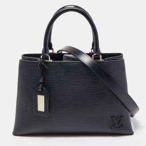 Pre Owned Louis Vuitton Black Epi Leather Kleber PM Bag