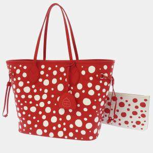 Louis Vuitton x Yayoi Kusama Red Dots Monogram Neverfull MM Bag