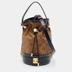 Pre Owned Louis Vuitton Monogram Petit Noé Trunk Bucket Bag