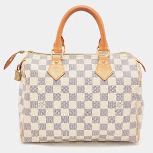 Louis Vuitton Damier Azur Canvas Speedy 25 Bag