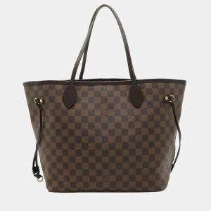 Louis Vuitton Brown Damier Ebene Canvas Neverfull MM Tote Bag