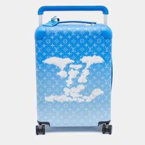 Pre Owned Louis Vuitton Monogram Clouds Canvas Horizon 55 Suitcase