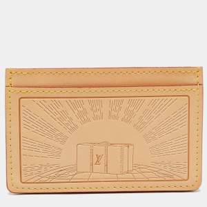 Louis Vuitton Vachetta Leather Earth Trunks Card Holder