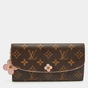 Louis Vuitton Monogram Canvas Flower Emilie Wallet 