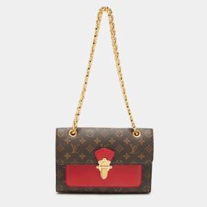 Pre Owned Louis Vuitton Cerise Monogram Canvas and Leather Victoire Bag