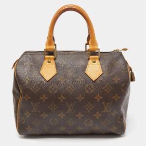 Pre Owned Louis Vuitton Monogram Canvas Speedy 25 Bag