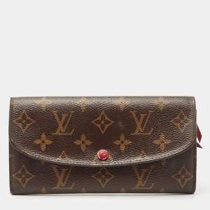 Louis Vuitton Fuchsia Monogram Canvas Emilie Wallet