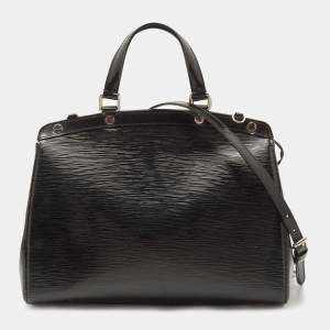 Pre Owned Louis Vuitton Black Electric Epi Leather Brea GM Bag