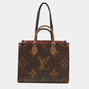 Pre Owned Louis Vuitton Reverse Monogram Canvas Giant Onthego MM Bag