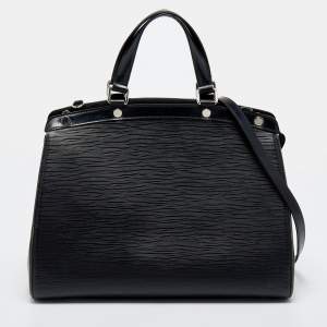 Pre Owned Louis Vuitton Black Epi Leather Brea GM Bag