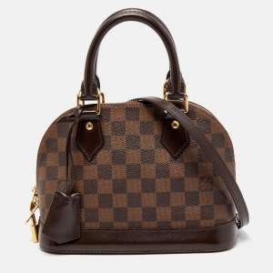 Pre Owned Louis Vuitton Damier Ebene Canvas Alma BB Bag