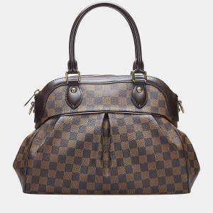 Pre Owned Louis Vuitton Brown Damier Ebene Trevi PM