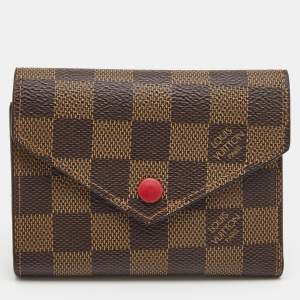 Louis Vuitton Red Monogram Canvas Victorine Wallet 
