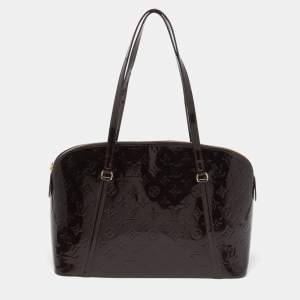 Louis Vuitton Amarante Monogram Vernis Avalon Zipped Bag