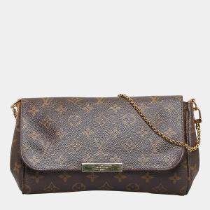 Pre Owned Louis Vuitton Brown Monogram Favorite MM
