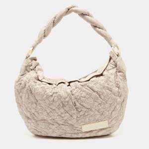 Pre Owned Louis Vuitton Ecru Monogram Leather Limited Edition Olympe Nimbus GM Bag